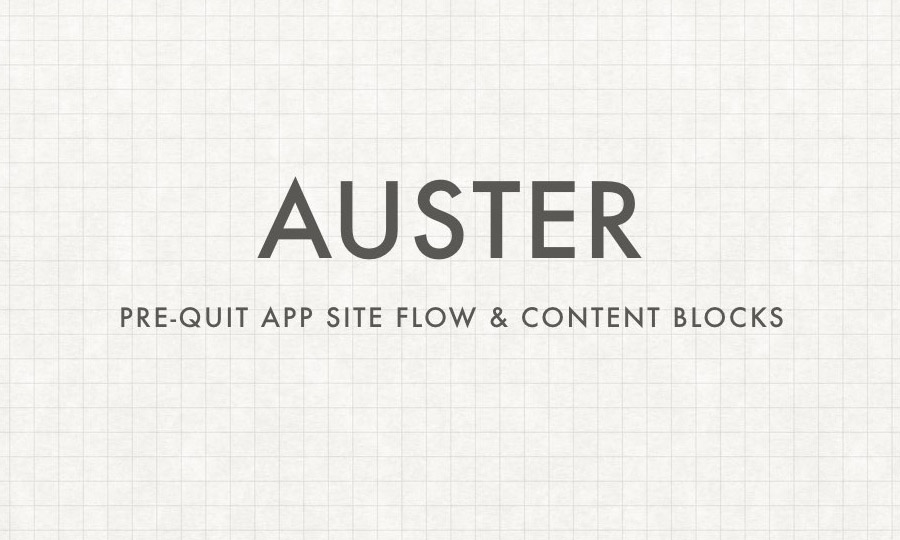 Auster Quit Web App Thumbnail