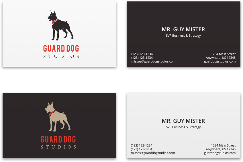 Guard Dog Studios Cards Final Design