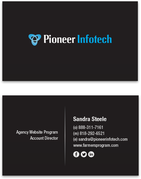 Pioneer Infotech Card Final Design