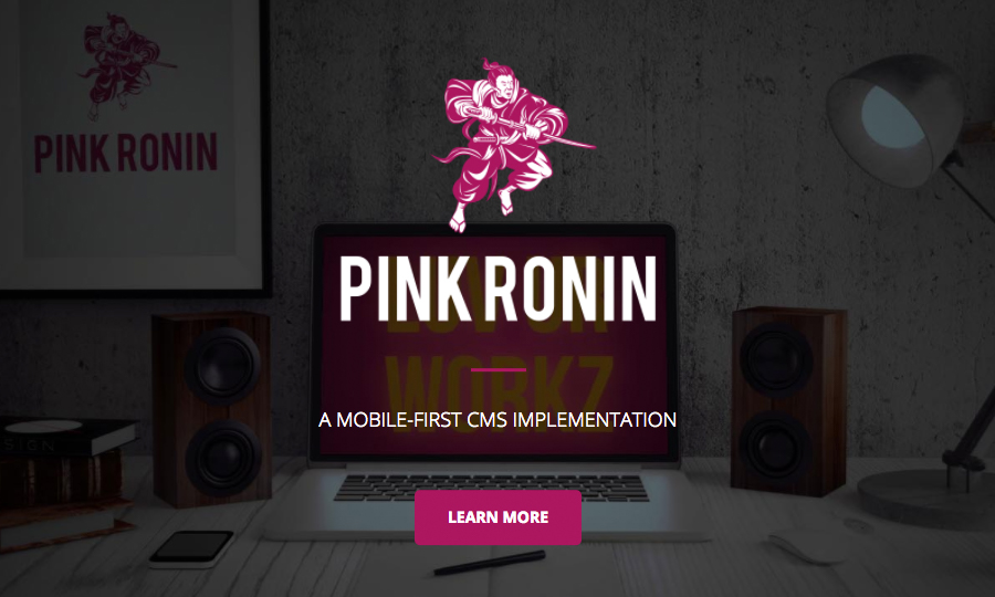 Pink Ronin Site & CMS Thumbnail